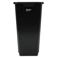 Collecteur tri sélectif sans couvercle noir 60 L - Image 4