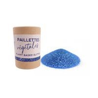 Paillettes biodégradable végétales en tube 35 g bleu - Image principale