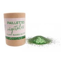 Paillettes biodégradable végétales en tube 35 g vert - Image principale