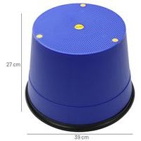 Marchepied mobile polypropylène - 1 marche Bleu - Image 4