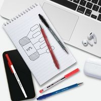 Blister 4 stylos gel Flex Grip rétractable assortis - Image 4