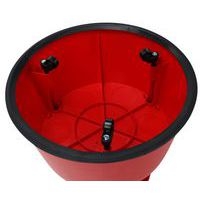 Marchepied mobile polypropylène - 2 marches Rouge - Image 3