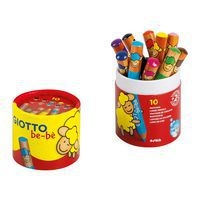 Pot 10 crayons de couleurs gros module mine géante Ø 7 mm - Image principale