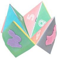 Assortiment 200 gommettes ø 3,5 cm feutrine Pâques à paillettes - Image 4