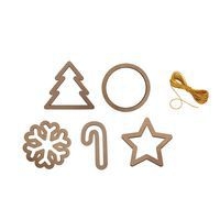 Lot de 50 suspensions Noel évidées 11 cm - Image 7