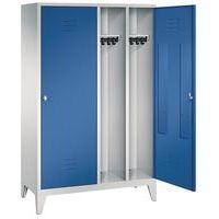 Vestiaire sur pieds pour 2 personnes, bleu gentiane - Image 3