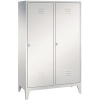 Vestiaire sur pieds pour 2 personnes, gris clair - Image 3