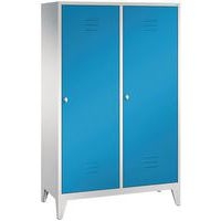 Vestiaire sur pieds pour 2 personnes, bleu clair - Image 2