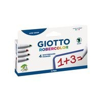 Pochette 4 marqueurs effaçables à sec Robercolor Giotto pointe ogive - Image principale
