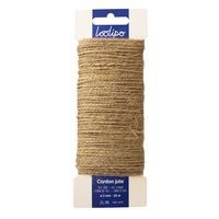 Carte cordon jute - 20 m - 2 mm - 1 coloris - Image principale