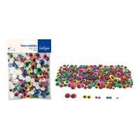 Sachet de 600 yeux mobiles adhésifs, couleurs assorties - Image principale