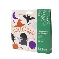 Pochette de 200 formes halloween feutrine pailletée adhésive - Image 8