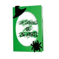 Pochette de 200 formes halloween feutrine pailletée adhésive - Image 2