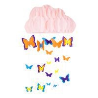 Pochette de 150 papillons en feutrine adhésive - Image 2