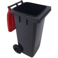Conteneur mobile tri des déchets - 120 L - Rouge -  Manutan - Image 4
