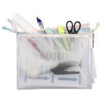 Lot de 6 pochettes zippées A4, coloris pastel assortis - Image 7