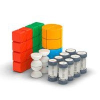 Lot 80 pièces magnétiques Magicube - Image principale