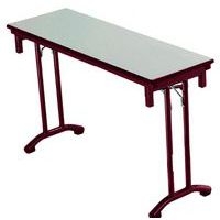 Table pliante Lyra chants surmoulés - Manutan Expert - Image principale