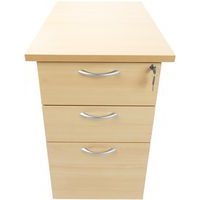 Caisson hauteur bureau Quatuor profondeur 60 cm Hêtre/alu Hêtre - Image 2