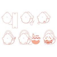 Lot de 5 sacs poussin en feutrine à coudre - Image 6