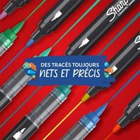 Pochette 5 marqueurs pointe ogive couleurs assorties - Image 6