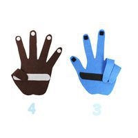 Maxi pack pastilles agrippantes adhésives carrées noires - Image 2