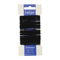 Carte de 10 m de fil élastique noir pour masque diamètre 1mm - Image principale