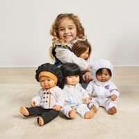 Lot 6 vêtements de travail poupon 38 cm - Image 4