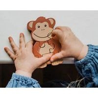 Lot 3 puzzles : tigre, éléphant, singe - Image 2