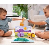 Lot 34 blocs en bois safari - Image 3