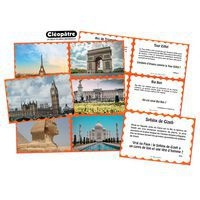 Lot de 384 petites images 9 x 6 cm photos monuments - Image principale