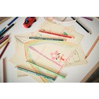 Pot 38 crayons de couleur Trio - 12 couleurs - Image 2