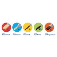 Lot de 5 pinceaux ergonomiques - Image 10