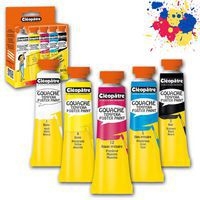 Lot 5 tubes gouache 10 ml couleurs assorties - Image principale