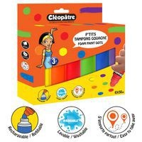 Lot de 6 applicateurs de gouache 50 ml couleurs assorties - Image 3