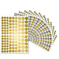 Lot de 4320 gommettes rondes métallisées - Image principale