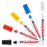 Craie grasse Edding 950 Bleu pointe: Ogive 10 mm - Image 2