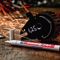 Lot de 10 marqueurs peinture edding 751 - pointe ogive moyenne - orange - Image 4