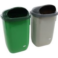 Poubelle urbaine XERIOS 50 L gris-Manutan Expert - Image 5