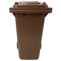 Poubelle Full Color - 120 L - Marron - Manutan - Image 2