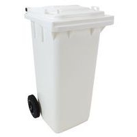 Poubelle Full Color - 120 L - Blanc - Manutan - Image principale
