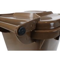 Poubelle Full Color - 240 L - Marron - Manutan - Image 6