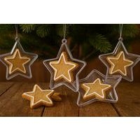 Etoile plastique 10,5 cm (lot de 6) - Image 2