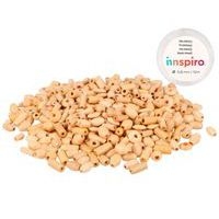 Boite 1000 perles bois verni formes assorties+10 m fil 0,8mm - Image 3