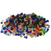 Boite de 300 g de perles de verre rondes dia 4, 6 et 8 mm - Image principale