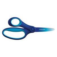 Ciseaux softgrip 15 cm gaucher bleu et violet - Image principale