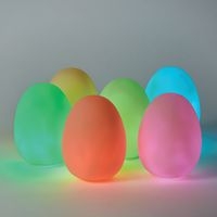 Oeuf lumineux de couleur changeante - LDA - Lot de 6 - Image principale