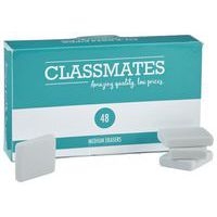 Gomme blanche - Taille moyenne - Classmates - Lot de 48 - Image principale