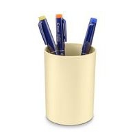 Pot à crayon first Ø 75 H 105 mm jaune pâle - Image principale