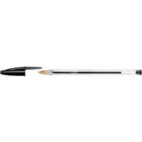 Stylo bille Bic Cristal pointe moyenne - noir - Image principale